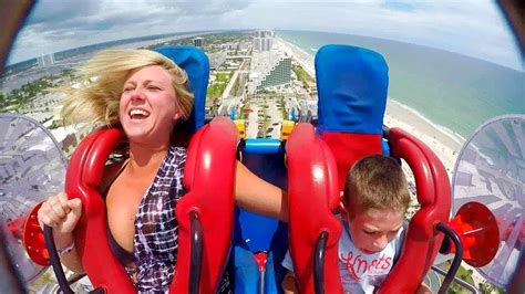 SLING SHOT ride girls big tits pop out Videos